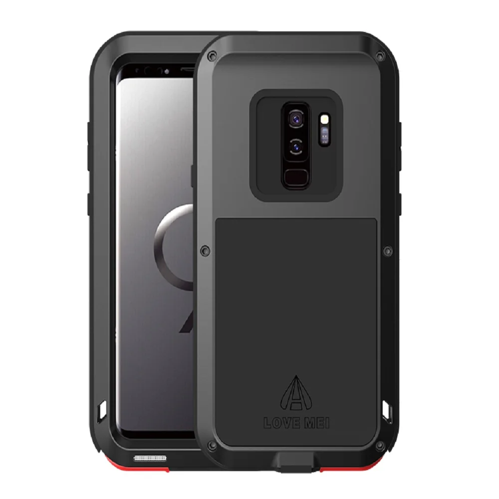 

Phone Case For Samsung Galaxy S10 S9 S8 Plus Shockproof Metal Armor Cover For Samsung S10E S9 S8 S10 5G S7 S6 Case Gorilla Glass