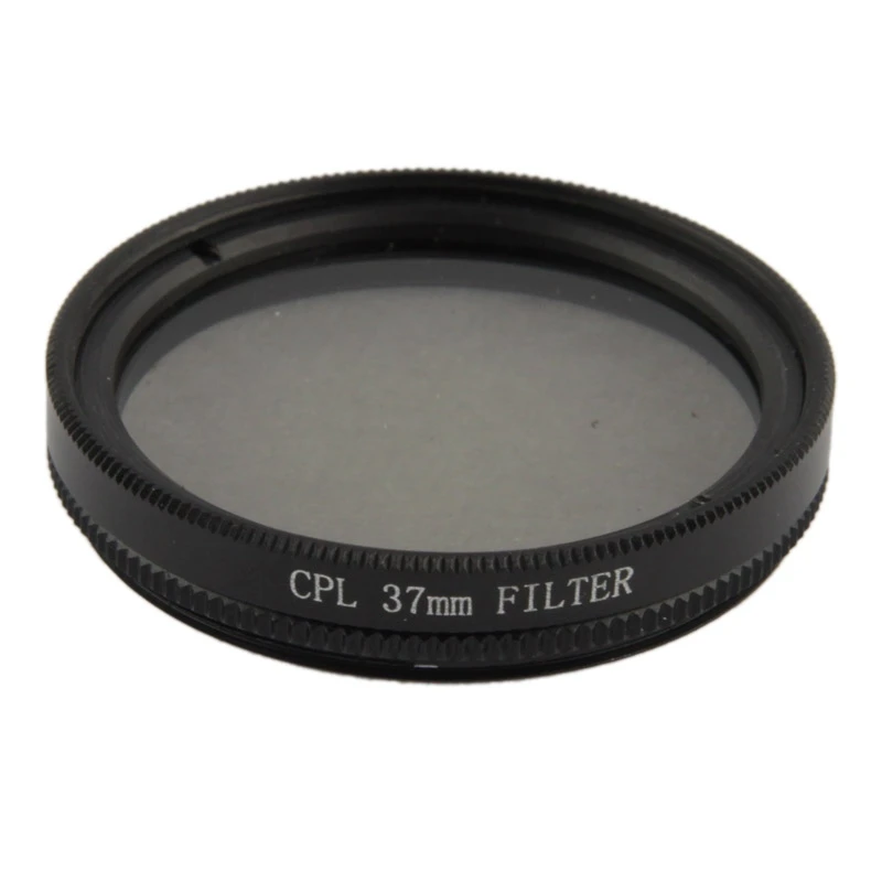 Для GoPro аксессуары 37 мм CPL фильтр круговой поляризатор фильтр объектива с крышкой для GoPro Hero 3+ 3 Угол обзора: 135~ 170 градусов