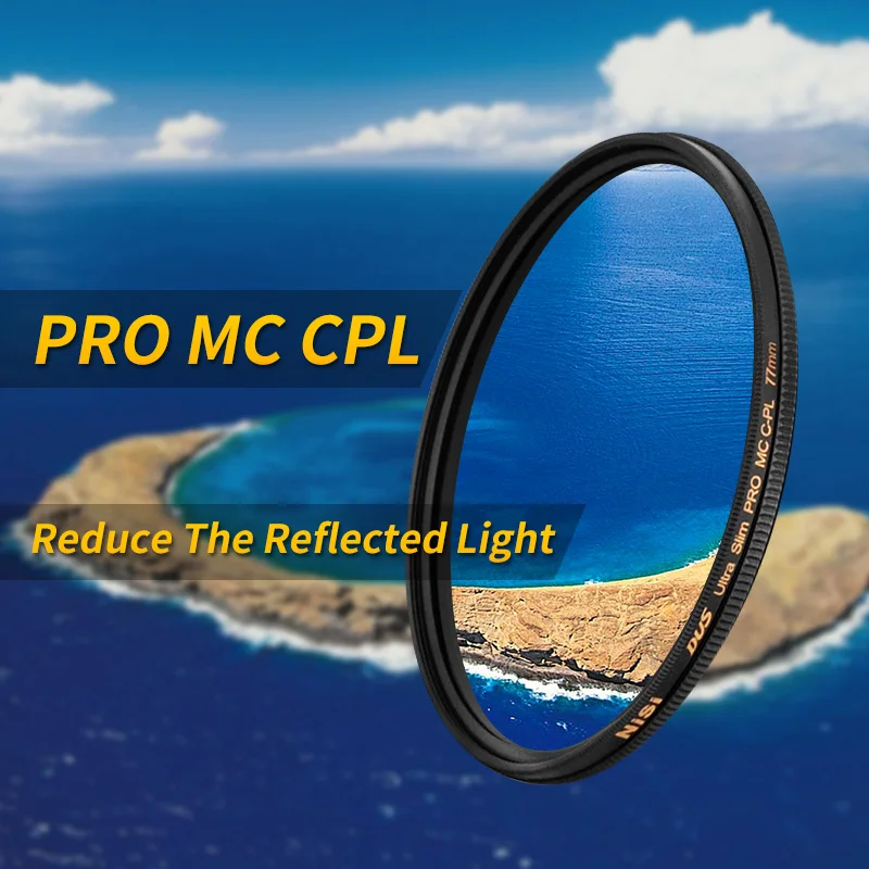 

Nisi mc cpl 95mm 82mm 77mm 72mm 67mm 62 58 55 52mm ultra-thin multi-layer coating circular polarized Filter professional grade