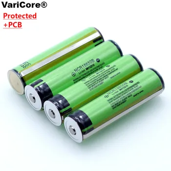 

VariCore New Protected Original Rechargeable battery 18650 NCR18650B 3400mah with PCB 3.7V For flashlight batteries