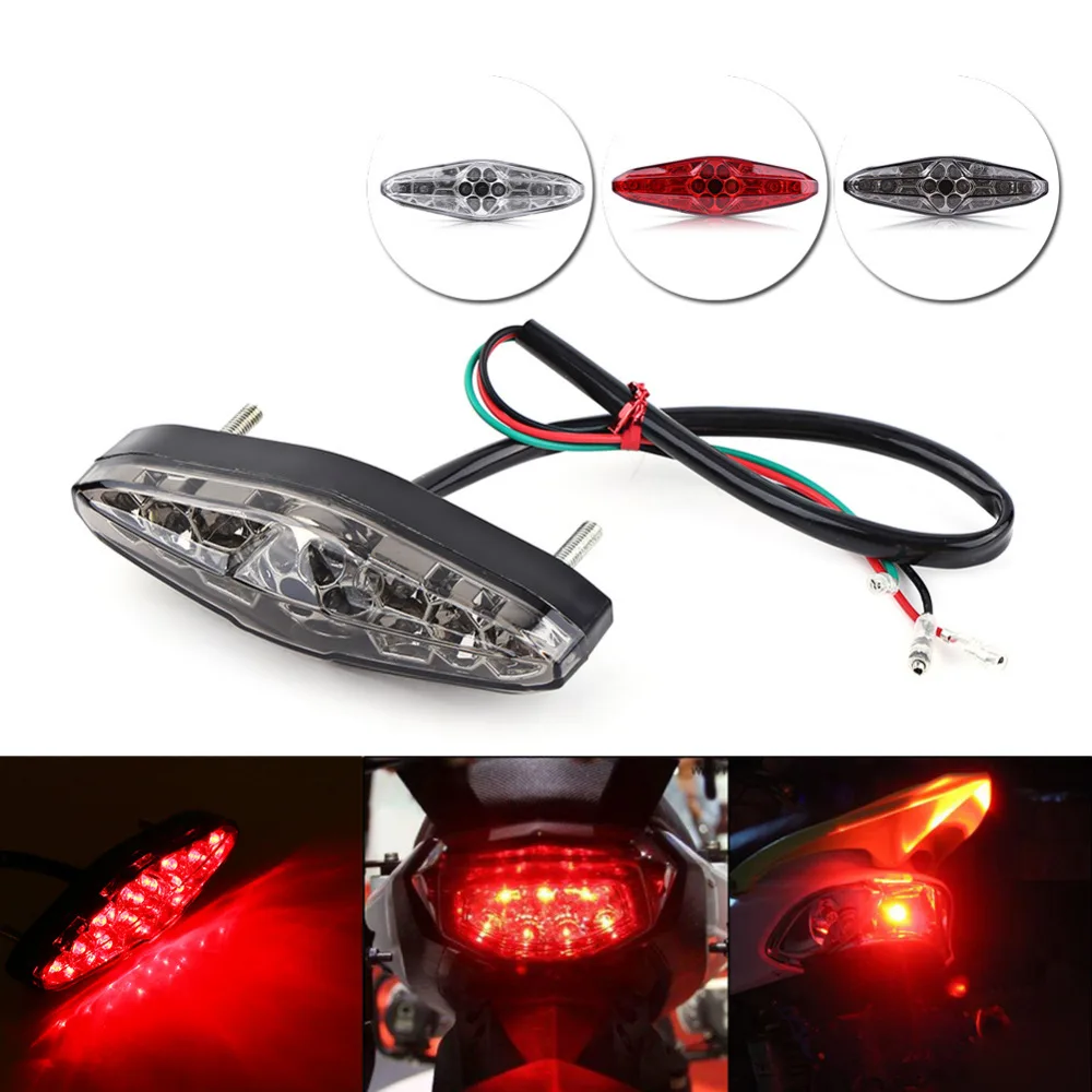 Buy 12V 15 LED Motorcycle Brake Stop Running Tail