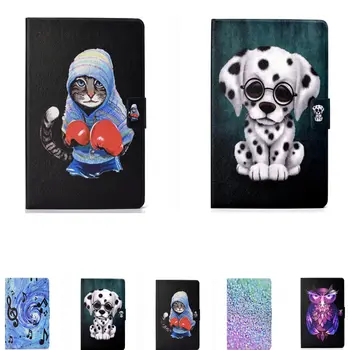 

Sleeve Pouch Zipper Bags Case for Samsung Galaxy Tab A 10.1 2019 T510 T515 SM-T510 SM-T515 Tablet Cover Print PU Leather Shell