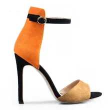 2019 Fashion Woman Summer Sweet Peep Toe Shoes Thin Heels Ankle Strap Buckle Strap Patchwork Dress Top Selling Sandals sestito woman fashion silk peep toe ankle strap sandals ladies mixed color high heels sandals buckle strap dress runway shoes