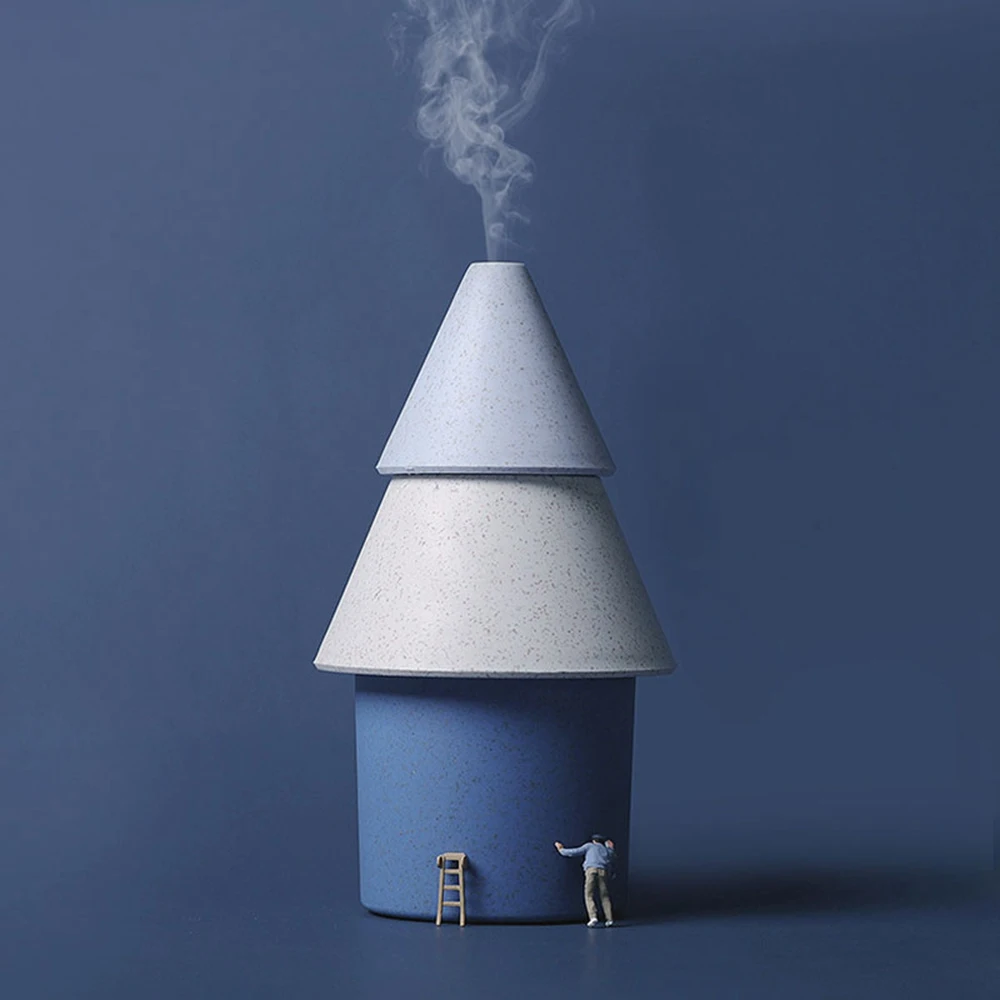

250ML USB Mini Air Humidifier Pine Tree Mute DC5V Portable Humidifier For Car Office Dormitory Mist Maker