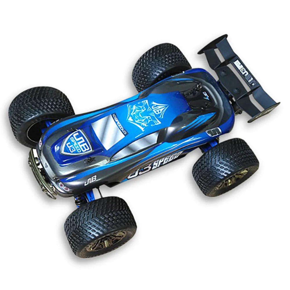 JLB Racing J3Speed 1/10 4WD внедорожник Truggy Металлическое шасси/большой диаметр амортизатор/вездеход шины RC автомобиль с передатчиком