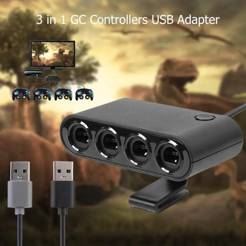 4 порта GC контроллеры USB адаптер, пригодный для rend Switch Wiiu/PC консоль для GC контроллер, пригодный для rend Switch Звездные бои