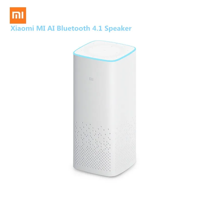 Оригинальный Xiaomi AI Bluetooth 4,1 умный динамик с голосовым управлением музыкальный плеер работа с Mijia умный дом управление два канала