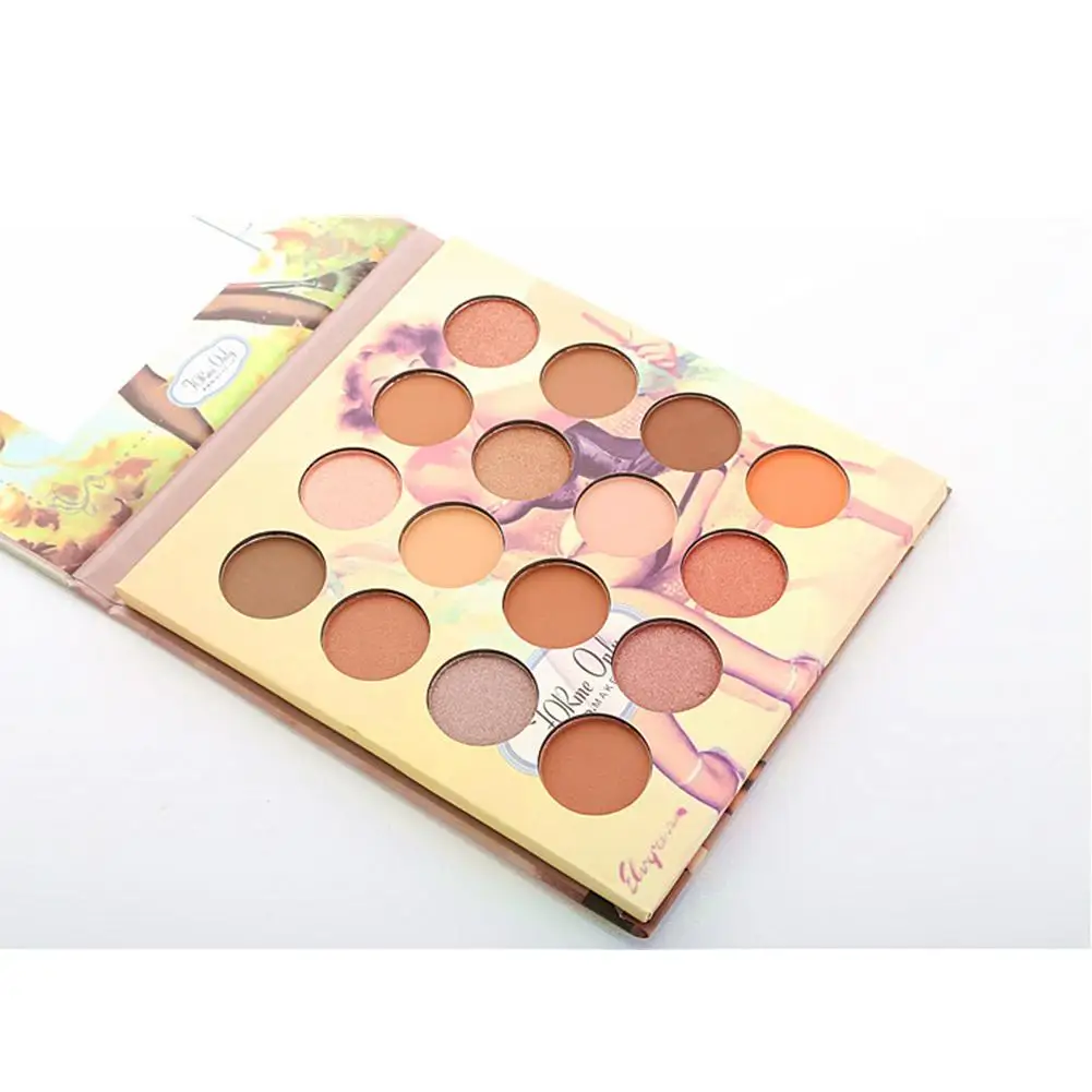 

HobbyLane 16 Colors Eye Shadow Palette Glitter Matte Pigment Eyeshadow Waterproof Professional Shimmer Glitter Nude Eye shadow