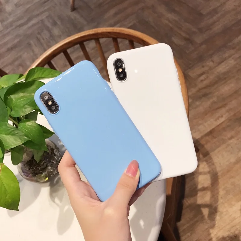Для iPhone 7 8 6 6s plus xs max x xr чехол Роскошный мягкий силиконовый Оригинальный для