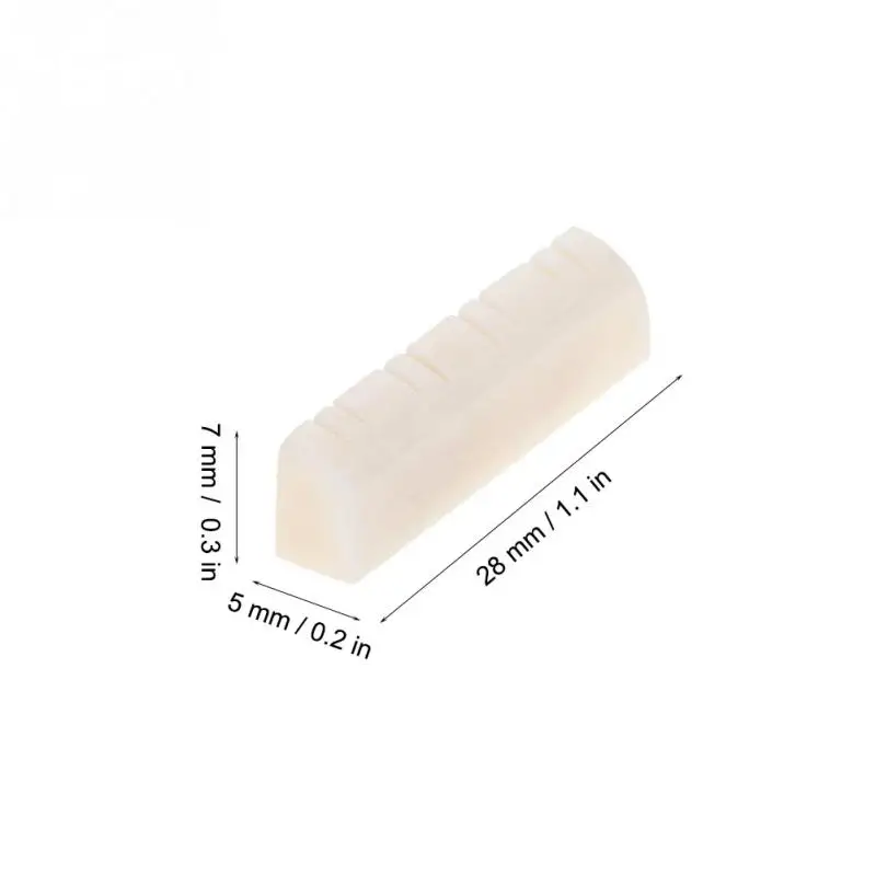 

3Pcs/Set Durable Faux Cow Bone Mandolin String Nuts for 8 String Mandolin Instrument Replacement Repair Accessories