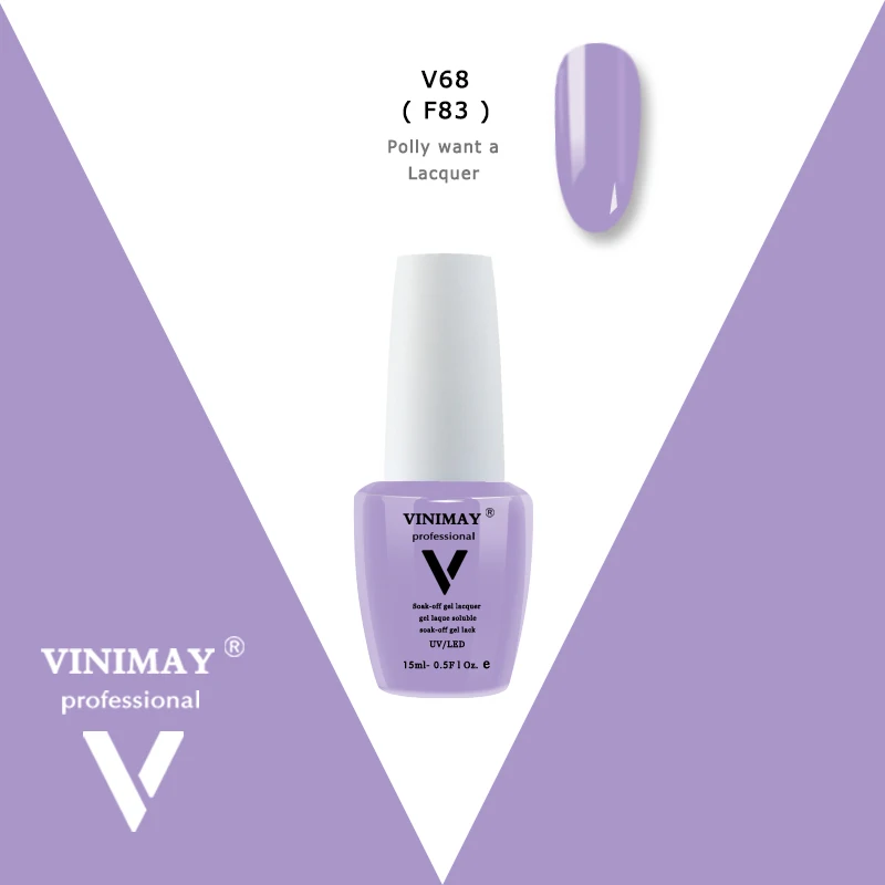 VINIMAY, Новое поступление, гель лак, УФ-гель для ногтей, Гель-лак Vernis, гель Nagellak, Гель-лак для замачивания, Гель-лак, праймер для ногтей, 15 мл - Цвет: V68