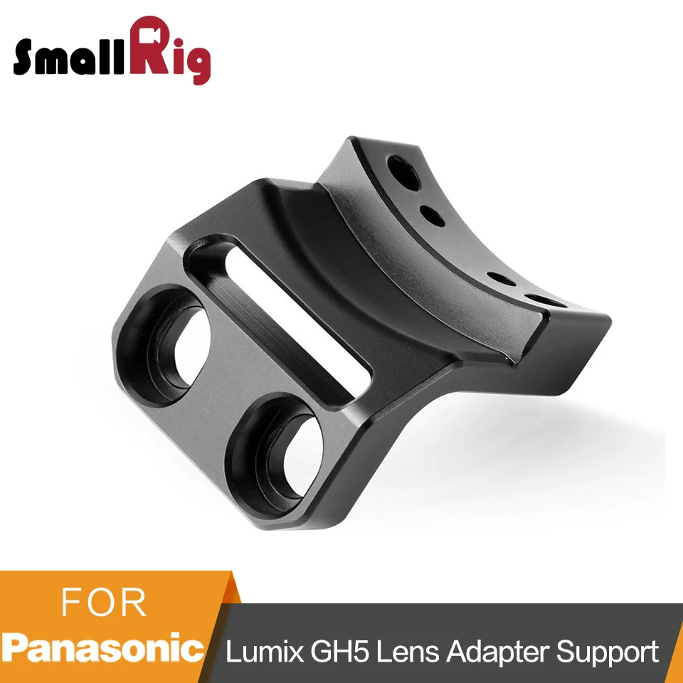 

SmallRig for Panasonic Lumix GH5 Lens Adapter Support Bracket for Lens Mount Converter/Stabilization Camera Rig - 2073