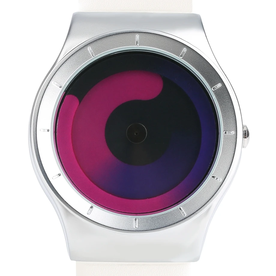 Creative Men's Watches Turntable Blue Swirl Pointer Fashion Minimalist Style Unisex Couple Gifts Clock Male Female Wristwatches 2018 (24)
