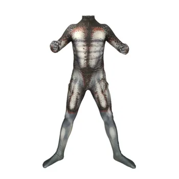 

The Predator Cosplay Costume With 3D Print Predator Basic Suit Halloween Superhero Bodysuit Suit Jumpsuits for adult and kid