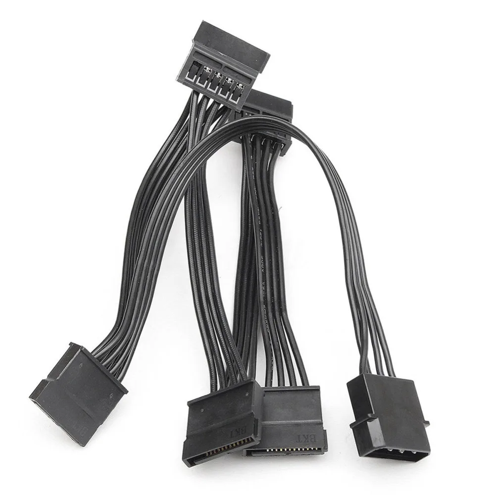 Cable Length: Other Computer Cables 40CM Cable Mini 4 Pins Turn 1 SATA Power Supply for Lenovo 510S 510A M410 M415 Motherboard Small 4 Pin-1SATA SSD Connector