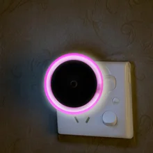 AC110V-220V управление световым датчиком настенный ночник EU/US контактный сенсор ночник для детские, для малышей Спальня ночник