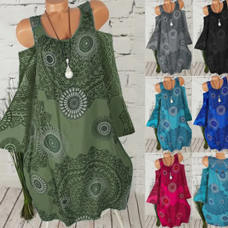 

Large size women dresses 2019 summer new print dress back openwork lace strapless plus Size Dresses 4XL 5XL