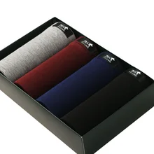 

mens underwear boxers loose fat solid underwear for men 4pcs home shorts