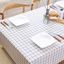 Waterproof, anti-scalding, oil-proof, disposable PVC plastic table cloth, fabric rectangular tablecloth