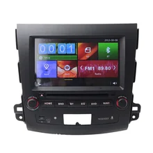 New Fashionable For Mitsubishi Outlander 2007-2012 with Touch Screen Bluetooth Steering Wheel Control FM USB CPU Raido Canbus TV