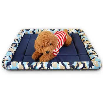 

Dog Bed Foldable Dog Cat Mats Soft Pet Cushion Convenience Carry Pet Puppy Big Bed Warm Thick Cat Bed Travel Essential
