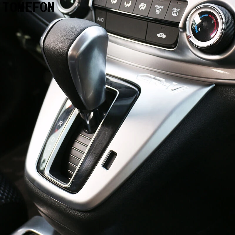 For Honda CRV CR-V 2012 2013 2014 2015 ABS Chrome Center Console Cup Holder Gear Shift Knob Box Moulding Panel 1piece | Автомобили и