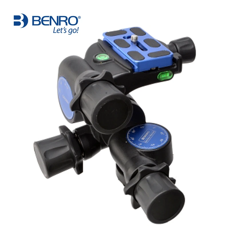 Benro GD3WH three-dimensional gear head PTZ magnesium alloy SLR photography tripod Panoramic photography head