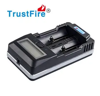 

TrustFire TR-011 Digital Intelligent Lithium Battery Charger LCD Display Power Bank with 2 Slots USB Port for 18650 14500 26650