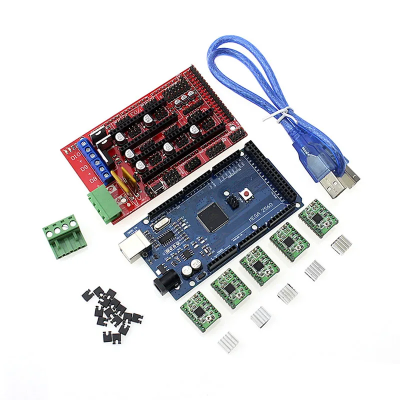 

Комплекты 3D-принтеров Ramps 1,4 Mega 2560 2004 ЖК-экран A4988 NK-Shopping