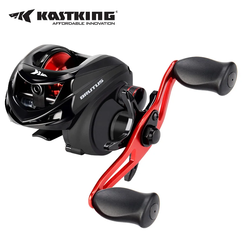 

New Baitcasting Fishing Reel 202g 4+1 Ball Bearings 6KG Drag Graphite Frame Magnetic Brake System Fishing Coil