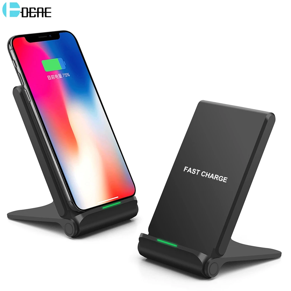 Ascromy For Samsung 10W Wireless Charger Fast Charge Stand