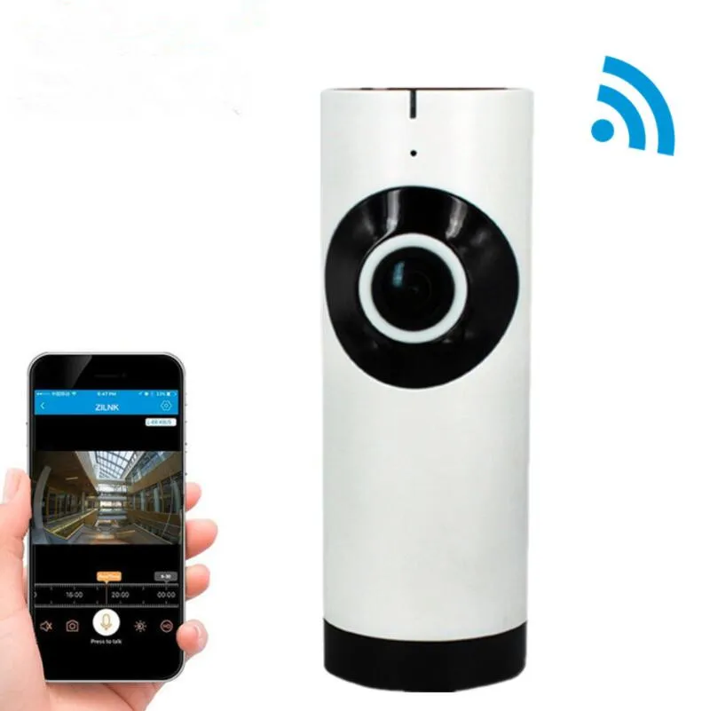 

IP Camera 180 Degree Panoramic Fisheye Lens HD 720P Wi-Fi Two Way Audio Baby Monitor Indoor Home Security CCTV IP Cam