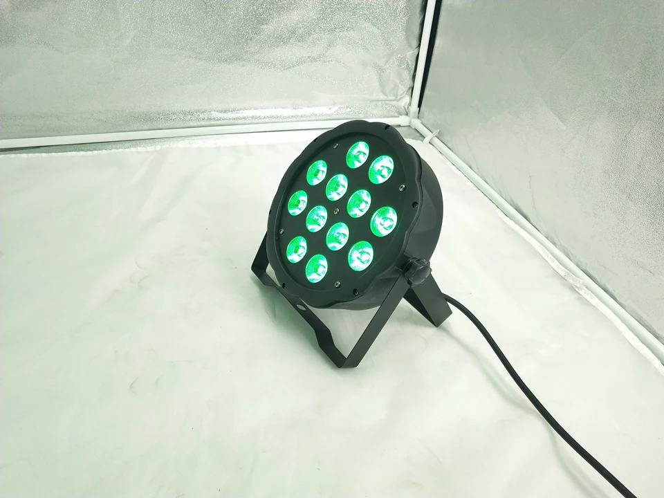 12x18 Вт RGBWA UV 6в1 светодиодный прожектор, плоский светодиодный светильник, прожектор для сала да балло, бар DJ DMX luce da palco