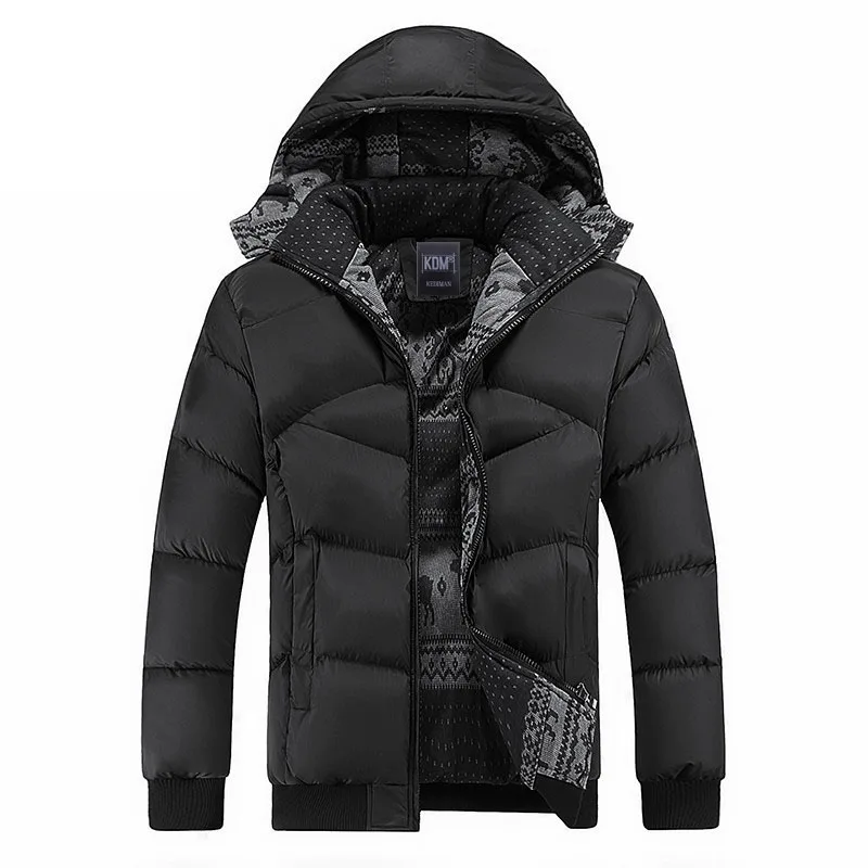 New winter jacket men superstar brand outwear thick warm Cotton-Padded down coat with hood casual parka men size M~4XL