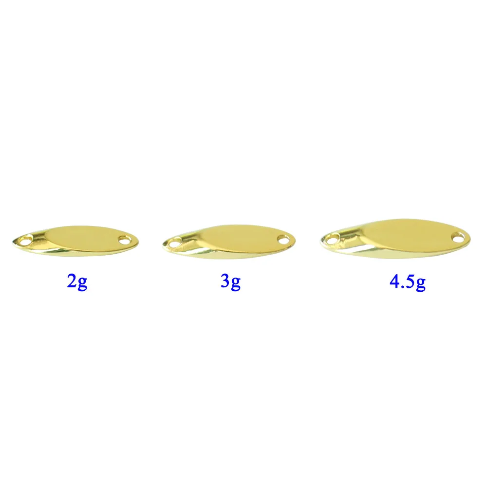GIDELUN 2g/3g/4,5g 50 шт Золото Серебро приманка для рыбалки Китай металлическая джиг приманка для щуки