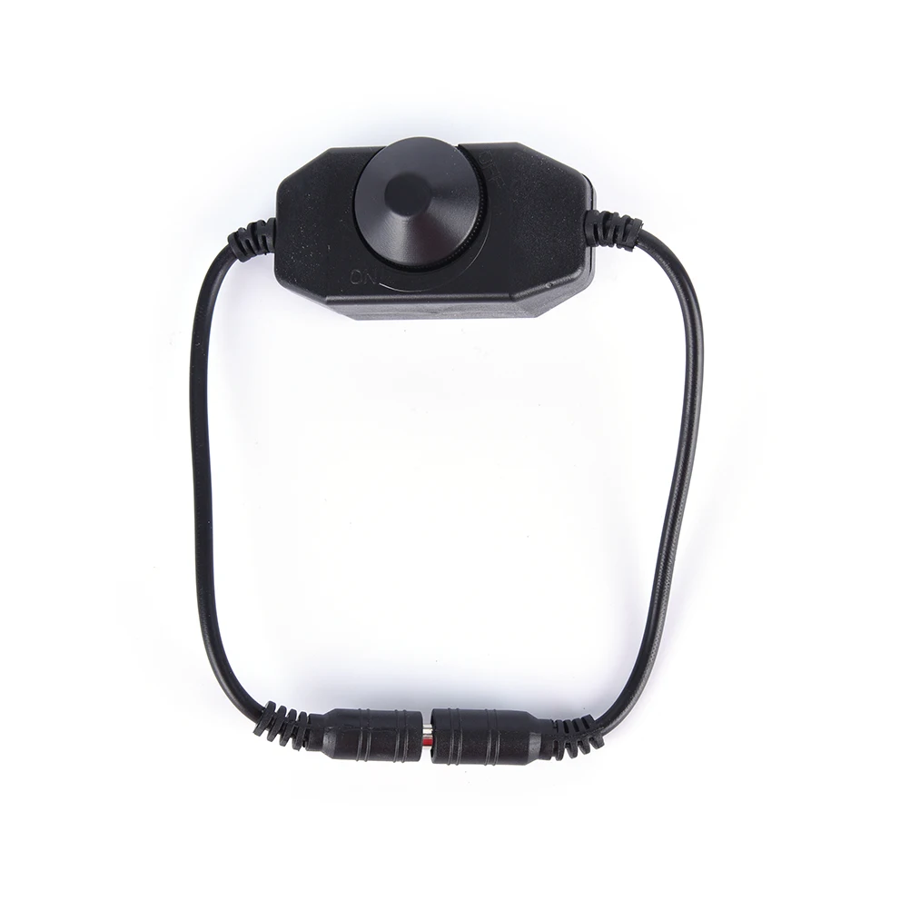 12V Mini LED Brightness Adjust Switch Dimmer Controller with DC for 3528 5050 5630 Single Color LED Strip Light LED Dimmer