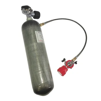Günstige AC103201 3L Pcp Luftgewehr Airforce Condor Paintball Tanks 4500PSI Carbon Faser Zylinder Hochdruck Ventil Zylinder