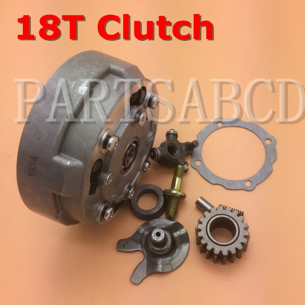 Partsabcd 125CC сцепления 110CC 125CC ATV нпво велосипед 18 T 18 зубов сцепления с малыми частями