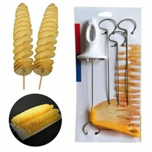 Potato Spiral Cutter Slicer Spiral Potato Chips Potato tower Making Twist Shredder Cooking Tools vegetable Food cutter Potato Spiral Cutter Slicer Spiral Potato Chips Potato tower Making Twist Shredder Cooking Tools vegetable Food cutter