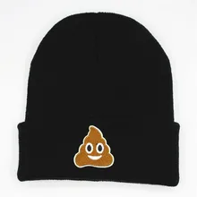 LDSLYJR хлопок мультфильм призрак вышивка утолщенная вязаная шапка зимняя теплая шапка Skullies шапка бини шапка для мужчин и женщин 54