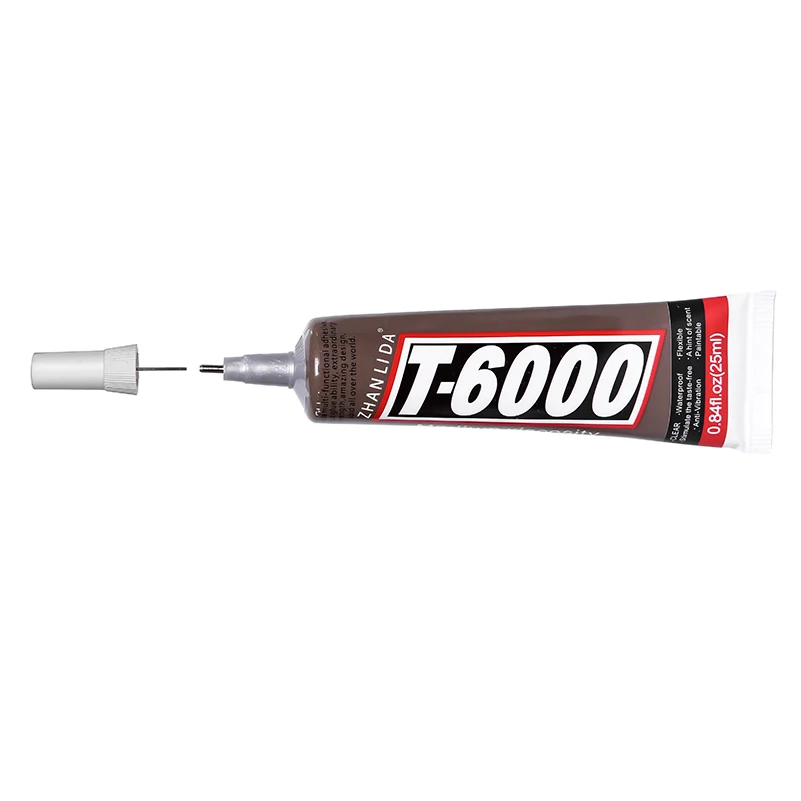 

30Pcs 25ML Super T6000 Glue Epoxy Adhesive T-6000 Metal Glass Resin Wood Fabric Textile Cloth Plastic Touch Screen Transparent