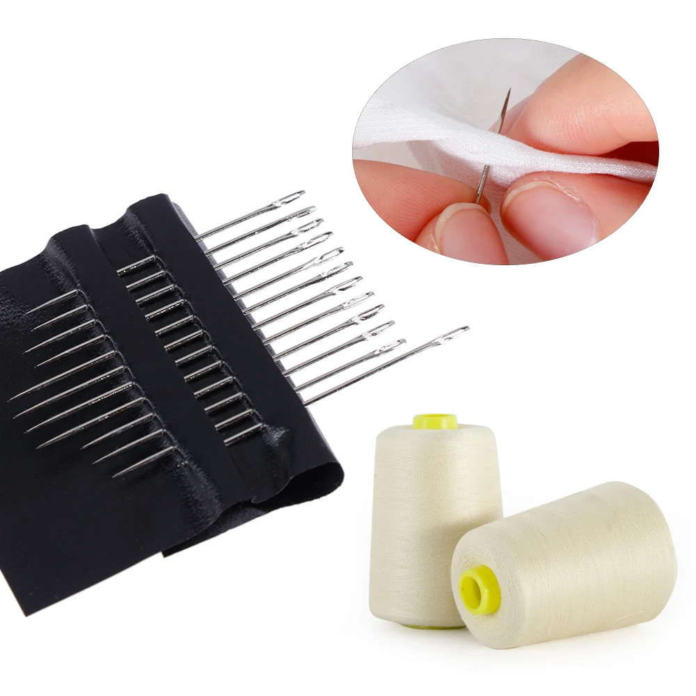 

12pcs/lot Blind Needles Self-threading Hand Sewing Needles Set Embroidery Tool DIY Needlework Household Tools Sewing Supplies