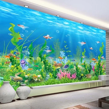 

Custom Photo Wall Mural Wallpaper 3D Underwater World Living Room Sofa Bedroom TV Background Wallpaper Wall Covering Home Decor