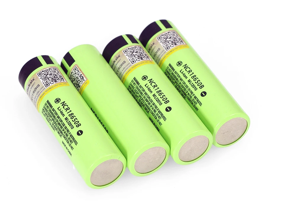 12 шт./лот Liitokala 18650 3400mAh NCR18650B 3,7 V литиевая аккумуляторная батарея для фонариков