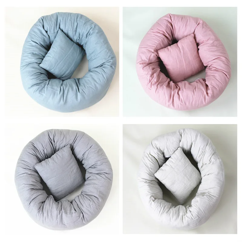 

Newborn Baby Round Blanket Photography Faux Fur Photography Prop Newborn Photo Shoot Background Basket Filler Accessories