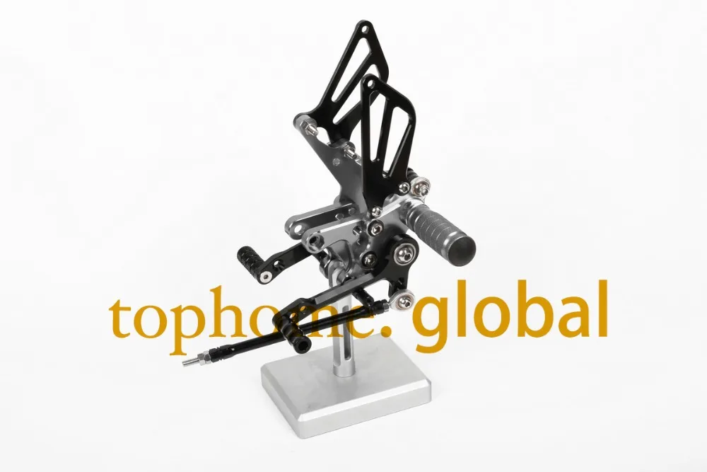 Новый мотоцикла с ЧПУ Rearsets подножки Rearset черный&темно-серого цвета для Сузуки СВ650 SV650S Новый мотоцикла с ЧПУ Rearsets подножки Rearset черный&темно-серого цвета для Сузуки СВ650 SV650S