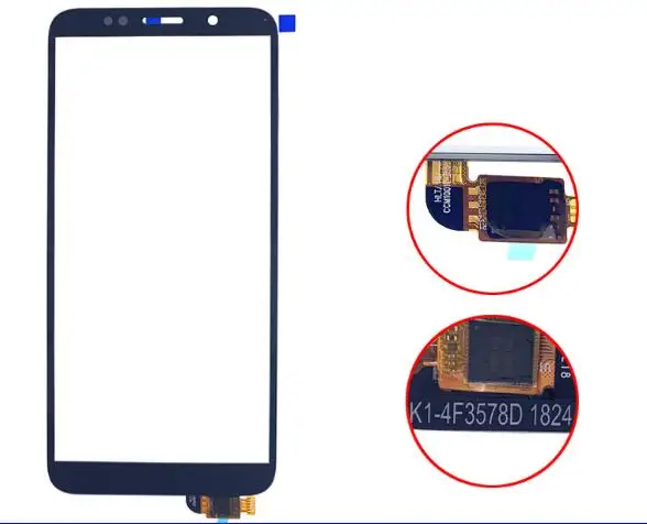 Touch Screen For Huawei Honor Play 7/DUA-AL00 Touchscreen Panel Front Cover Glass Replacement | Мобильные телефоны и
