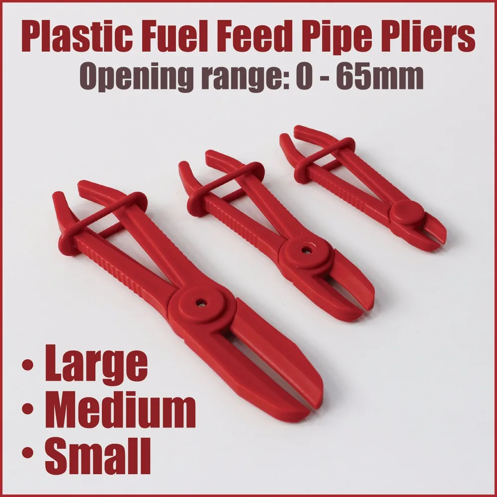 nylon flexible hose clamp kit 3pcs line pipe pinch off plier brake fuel