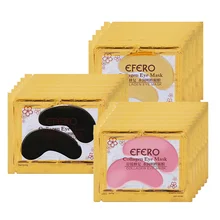 Nova 1/2 par Preto Máscara de Colágeno Crystal Eye Máscara Gel Eye Patches para Sacos de Olho Rugas Escuro círculos TSLM1 Almofadas Olho Cuidados Com A Pele