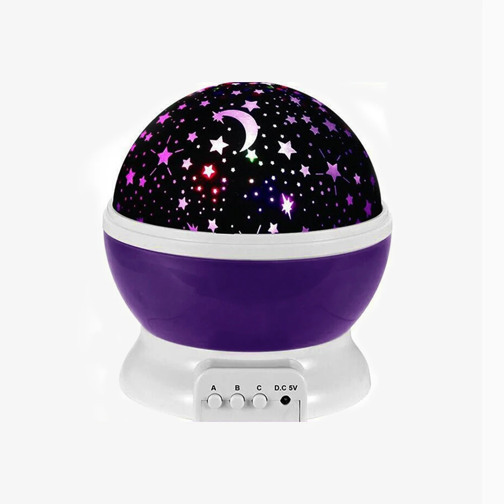 Новинка люминесцентные игрушки светящаяся игрушка романтическое звездное небо Светодиодный Ночник проектор детская батарея USB подарки на день рождения игрушка для детей - Цвет: WJ3520P